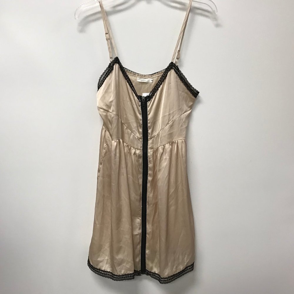 New with Stains Millau 100% Silk Front Zip Dress